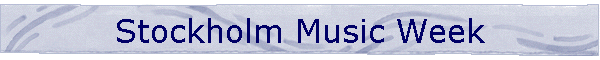 Stockholm Music Week